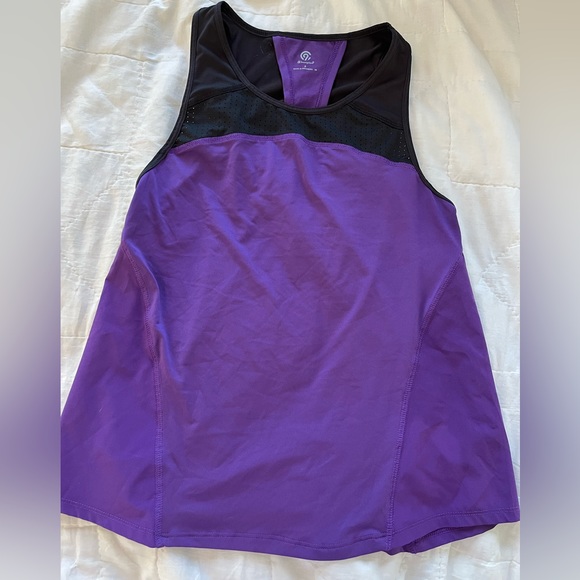 Never worn: Champion size small purple & black tank top - Picture 1 of 5